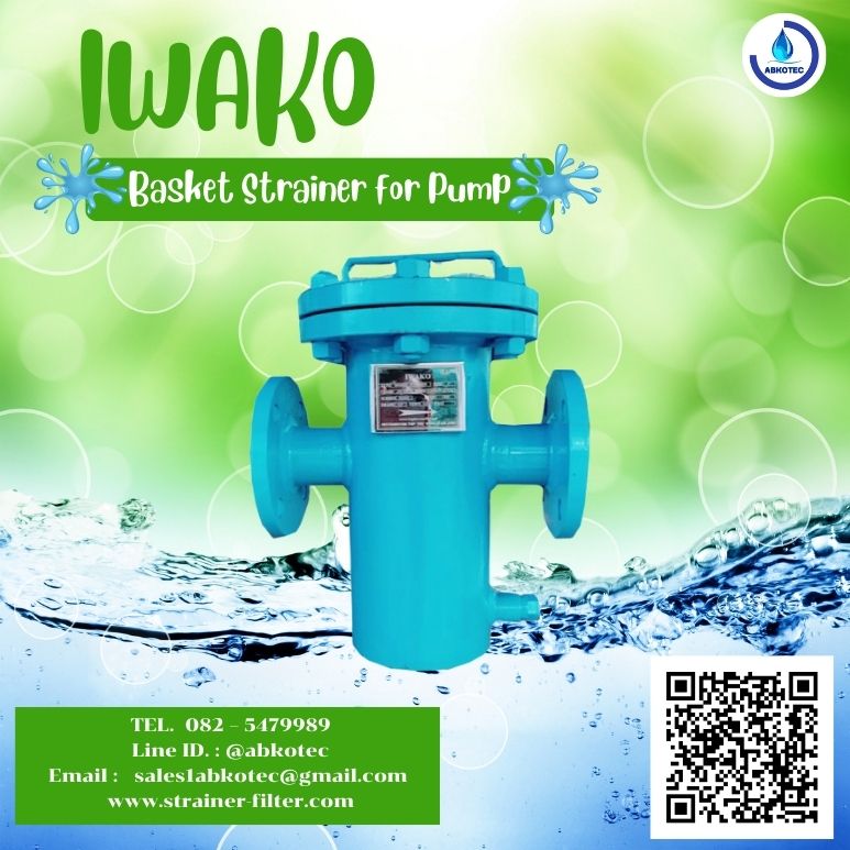 basket strainer for pump