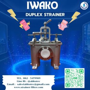 stainless steel duplex strainer