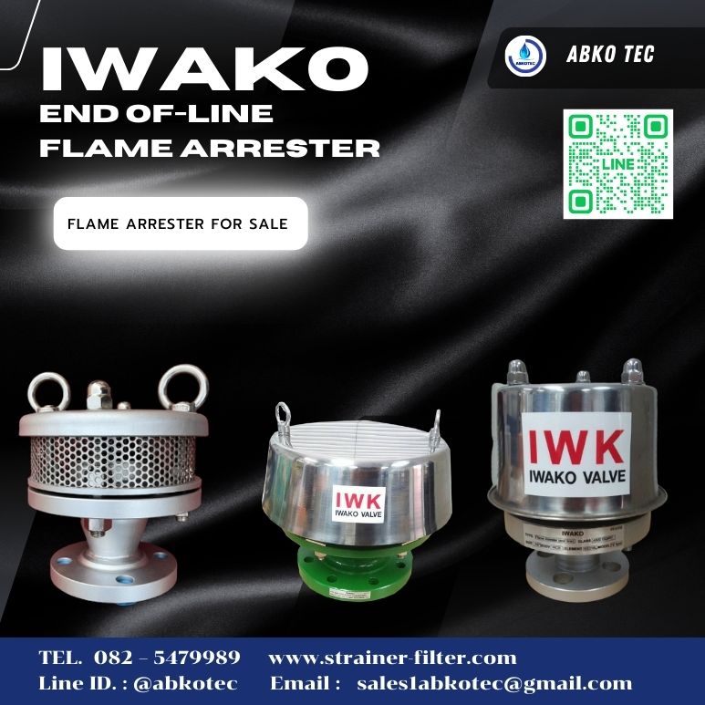 end of line deflagration flame arrester