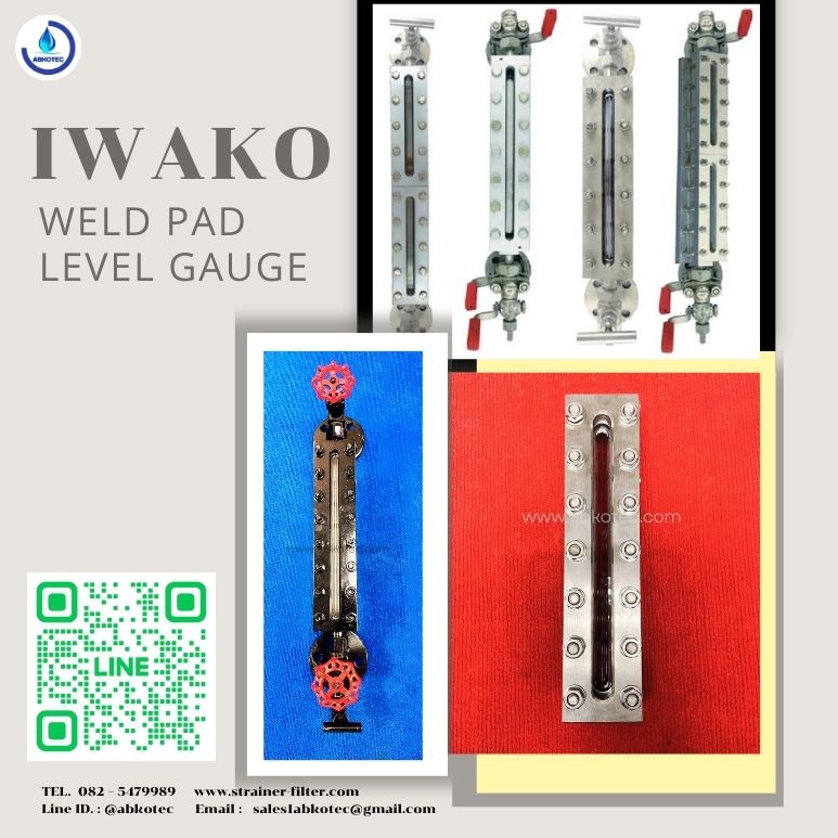 weld pad liquid level gauge